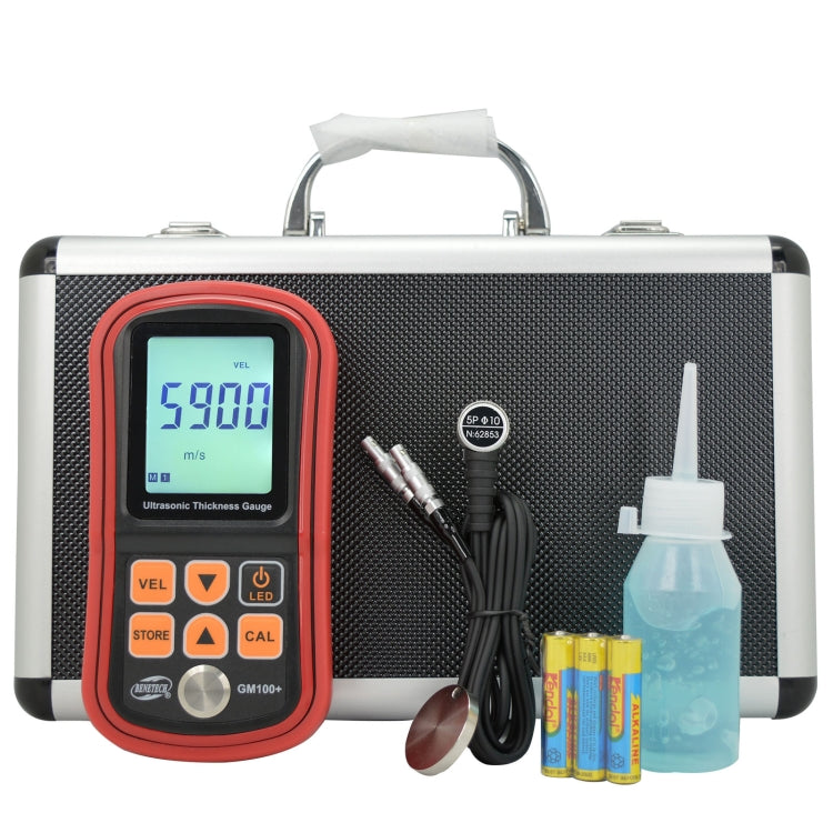 BENETECH GM100+ Ultrasonic Thickness Gauge, Battery Not Included - free shipping - PMC TechLife - Order now!
