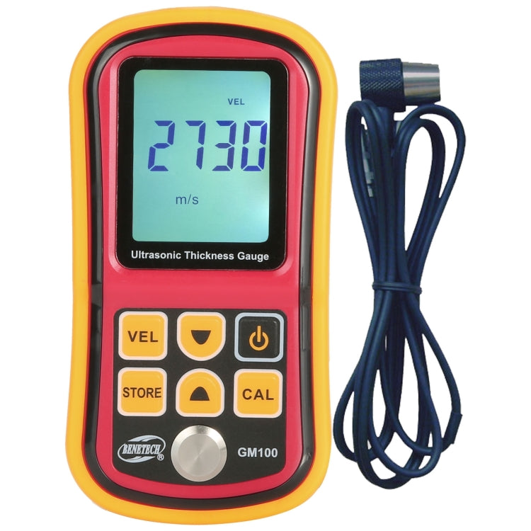 BENETECH GM-100 Ultrasonic Thickness Meter Tester Gauge Velocity 1.2~225mm(Aluminum Box Version) - Coating Thickness Gauge by BENETECH | Online Shopping South Africa | PMC Jewellery