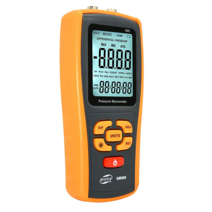 BENETECH GM505 Portable Pressure Gauge, Battery Not Included - Current & Voltage Tester by BENETECH | Online Shopping South Africa | PMC Jewellery | Buy Now Pay Later Mobicred