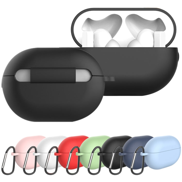 Earphone Silicone Protective Case for Huawei FreeBuds Pro, Type:with Buckle(White) - Huawei Earphone Case by PMC TechLife | Online Shopping South Africa | PMC TechLife