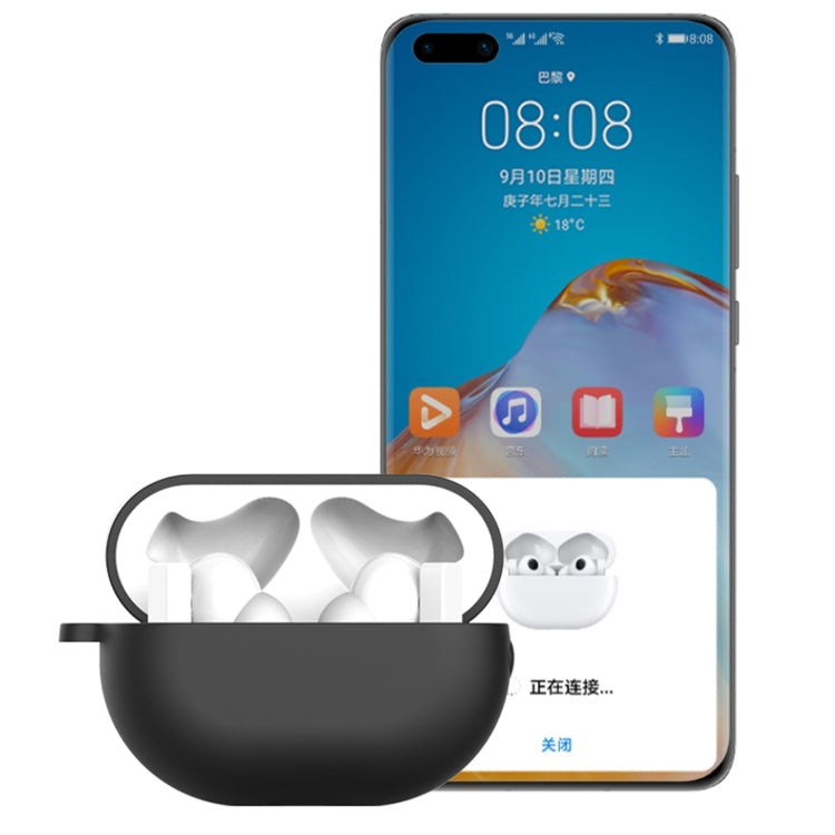 Earphone Silicone Protective Case for Huawei FreeBuds Pro, Type:with Buckle(Red) - Huawei Earphone Case by PMC TechLife | Online Shopping South Africa | PMC TechLife
