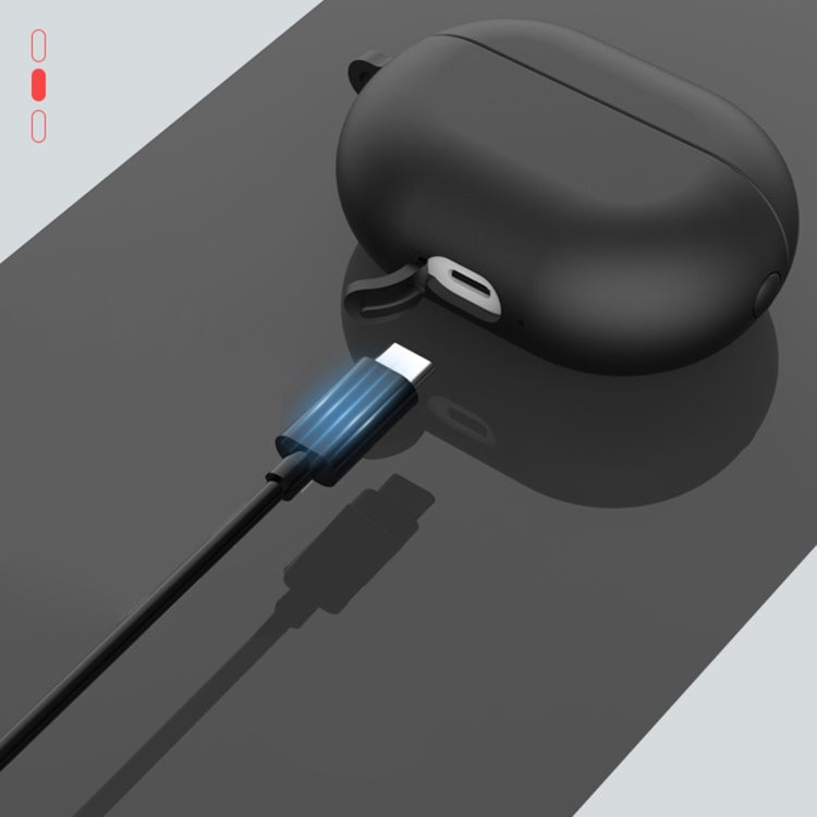Earphone Silicone Protective Case for Huawei FreeBuds Pro, Type:with Buckle(White) - Huawei Earphone Case by PMC TechLife | Online Shopping South Africa | PMC TechLife