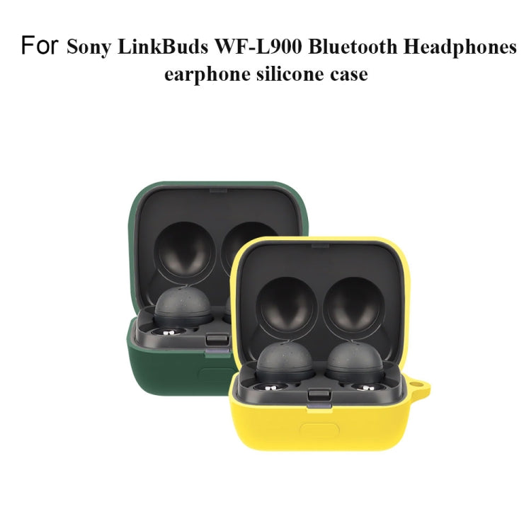 Bluetooth Earphone Silicone Protective Case For Sony LinkBuds WF-L900-2(White) - Sony Earphone Case by PMC TechLife | Online Shopping South Africa | PMC TechLife