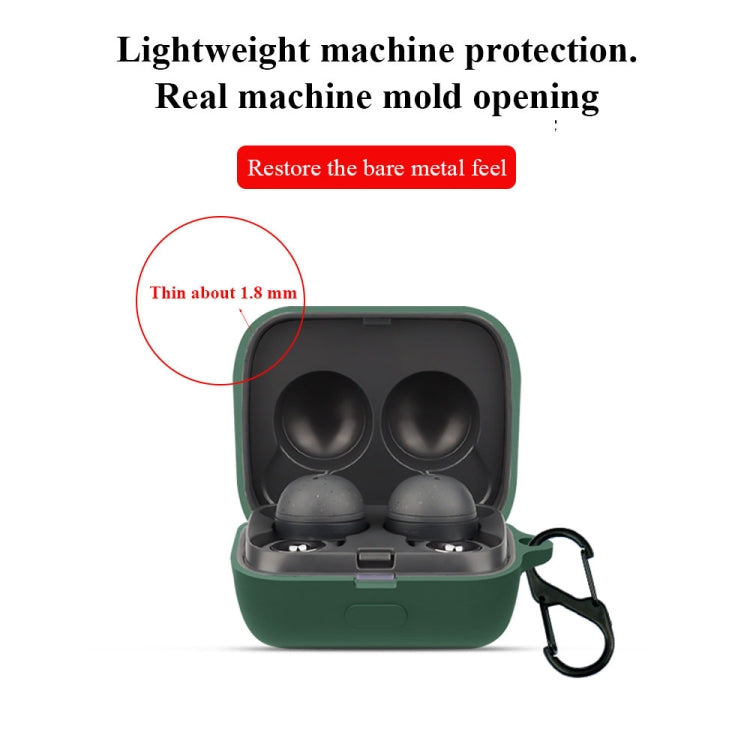 Bluetooth Earphone Silicone Protective Case For Sony LinkBuds WF-L900-2(Black) - Sony Earphone Case by PMC TechLife | Online Shopping South Africa | PMC TechLife