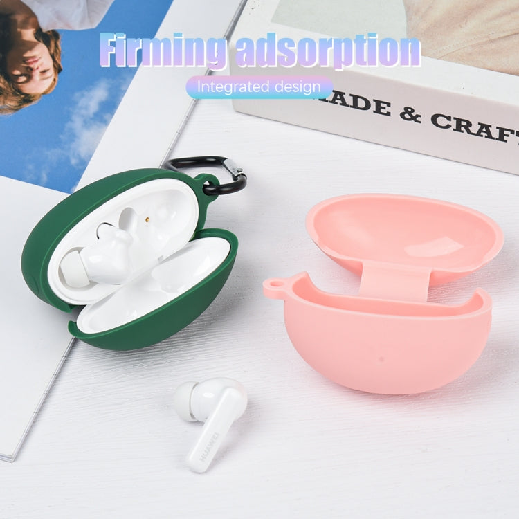 Earphone Liquid Silicone Protective Case For Huawei FreeBuds 5i(Matcha Green) - Huawei Earphone Case by PMC TechLife | Online Shopping South Africa | PMC TechLife