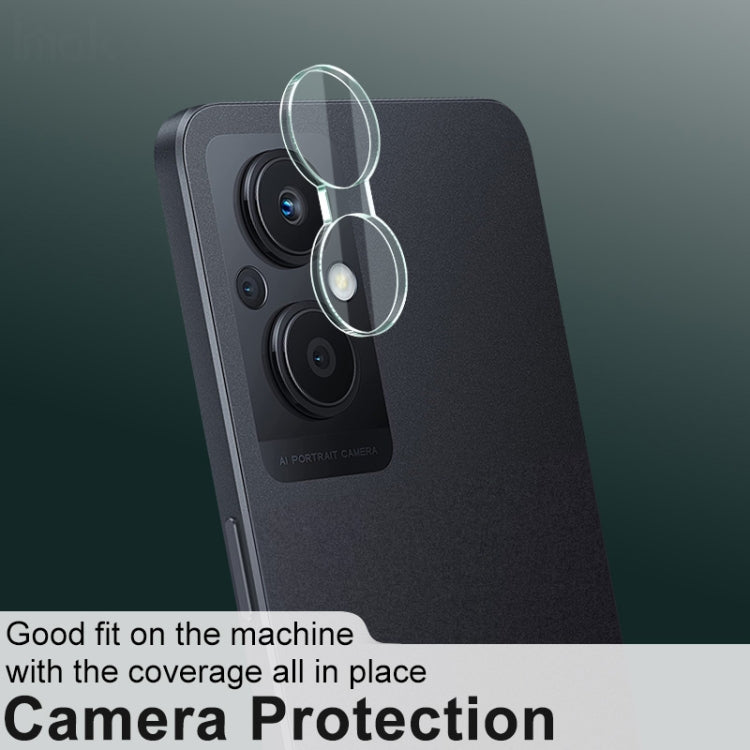 For OPPO Reno8 Lite 5G imak Integrated Rear Camera Lens Tempered Glass Film - For OPPO by imak | Online Shopping South Africa | PMC TechLife | Buy Now Pay Later Mobicred