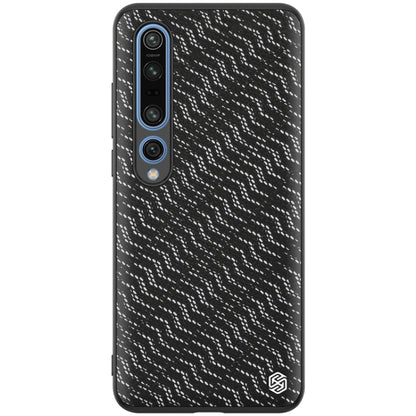 For Xiaomi Mi 10 Pro NILLKIN Glorious Series TPU + PC 3D Geometric Texture Reflective Mobile Phone Protective Case(Silver Light) - Xiaomi Cases by NILLKIN | Online Shopping South Africa | PMC Jewellery