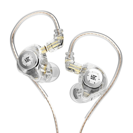 KZ-EDX PRO 1.25m Dynamic HiFi In-Ear Sports Music Headphones, Style:Without Microphone(Transparent) - In Ear Wired Earphone by KZ | Online Shopping South Africa | PMC Jewellery