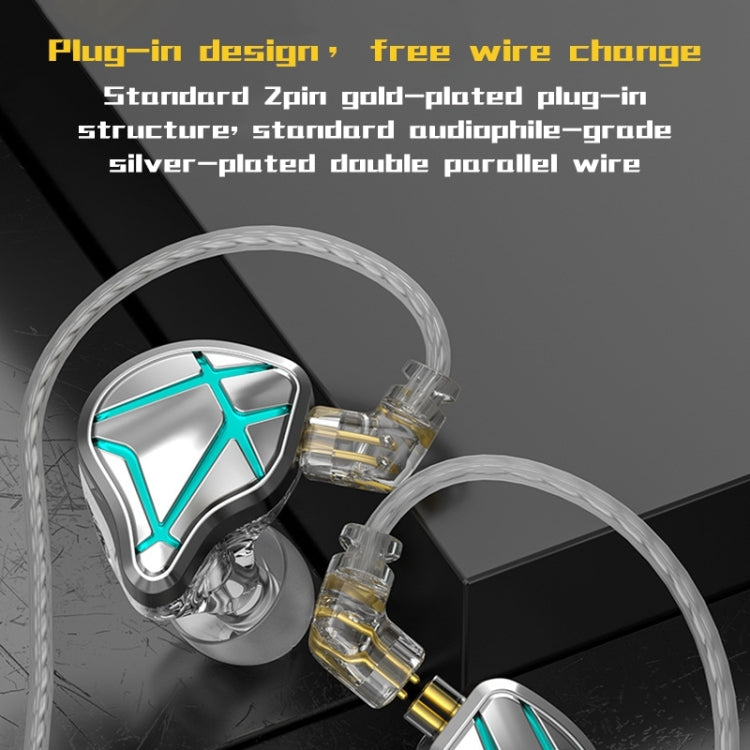 KZ-ESX 12MM Dynamic Subwoofer Sports In-Ear HIFI Headphones,Length: 1.2m(Without Microphone) - free shipping - PMC TechLife - Order now!