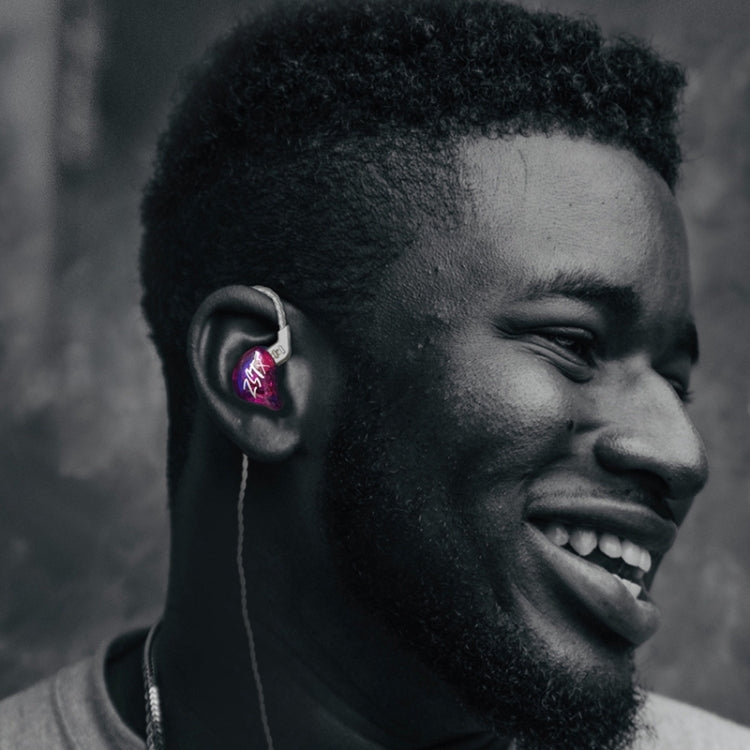 KZ-ZST X 1.25m Ring Iron Hybrid Driver In-Ear Noise Cancelling Earphone, Style:Without Microphone(Colorful) - free shipping - PMC TechLife - Order now!