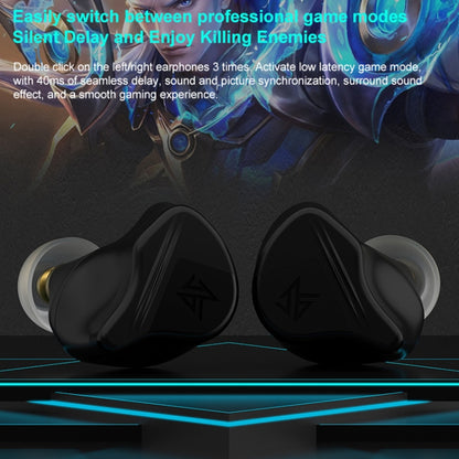 KZ-VXS Ten-Unit Coil Iron Stereo In-Ear Sports Bluetooth Earphones(Obsidian Black) - Bluetooth Earphone by KZ | Online Shopping South Africa | PMC Jewellery