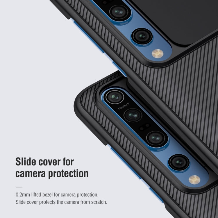 For Xiaomi Mi 10 Pro / 10 NILLKIN Black Mirror Series PC Camshield Full Coverage Dust-proof Scratch Resistant Mobile Phone Case(Black) - Xiaomi Cases by NILLKIN | Online Shopping South Africa | PMC Jewellery