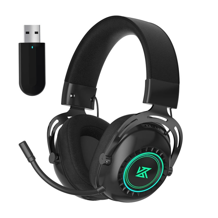 KZ-GP20 Bluetooth/2.4G Dual Mode Gaming RGB Lighting Headphones(Black) - Headset & Headphone by KZ | Online Shopping South Africa | PMC Jewellery