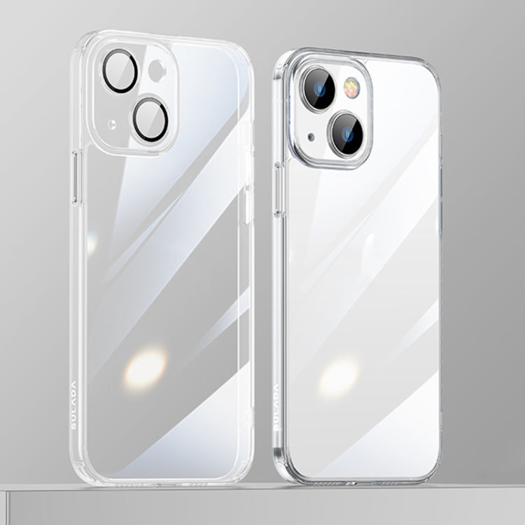 For iPhone 13 SULADA Crytal Steel Series Diamond Glass + TPU Phone Case(Transparent) - iPhone 13 Cases by SULADA | Online Shopping South Africa | PMC TechLife | Buy Now Pay Later Mobicred