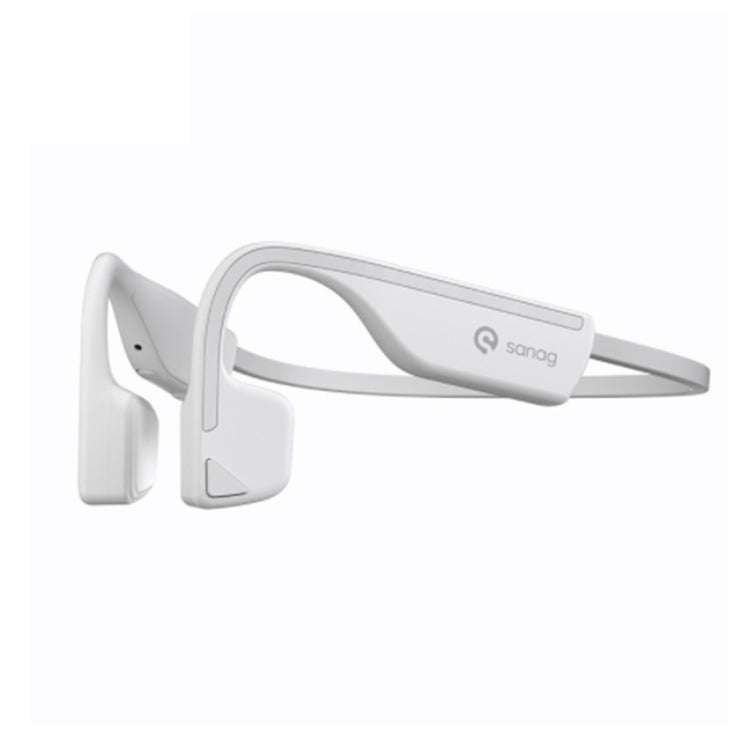 Sanag A11S Bone Conduction Second-generation Air Conduction Headphones(White Grey) - Sport Earphone by Sanag | Online Shopping South Africa | PMC Jewellery