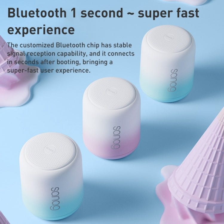 Sanag X6S Outdoor Portable Mini Gradient Bluetooth Speaker(Sky Blue) - free shipping - PMC TechLife - Order now!