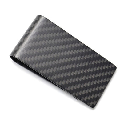 Car Carbon Fiber Card Holder Wallet Credit Card Clip(Matte) - Sunglasses & Glasses Clips by PMC Jewellery | Online Shopping South Africa | PMC Jewellery