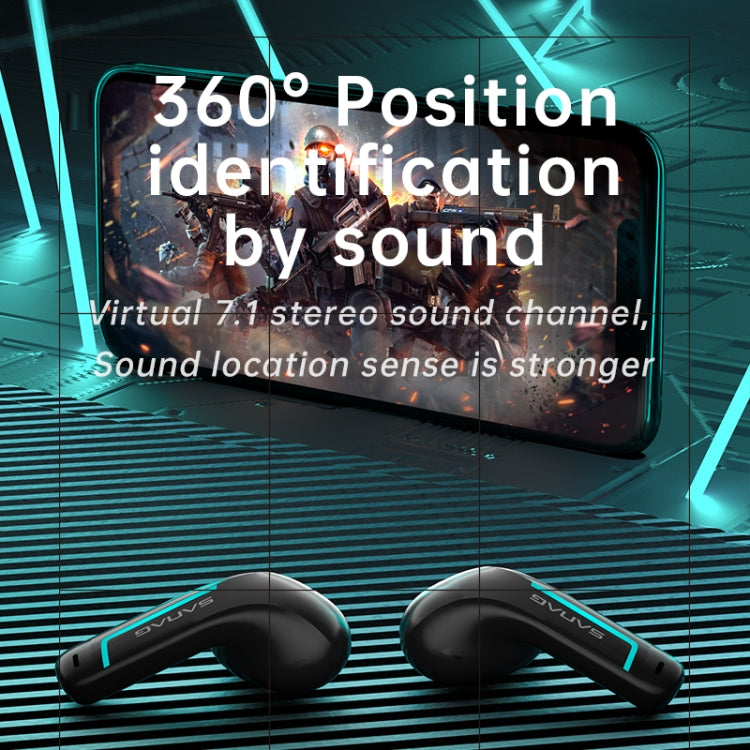 Sanag H2S PRO Stereo Noise Reduction Wireless Bluetooth Game Earphone(White) - Bluetooth Earphone by Sanag | Online Shopping South Africa | PMC TechLife | Buy Now Pay Later Mobicred