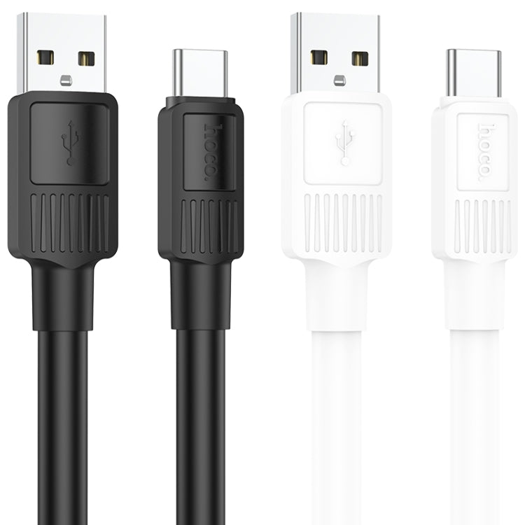 hoco X84 3A USB to USB-C / Type-C Solid Charging Data Cable，Length：1m(White) - USB-C & Type-C Cable by hoco | Online Shopping South Africa | PMC Jewellery