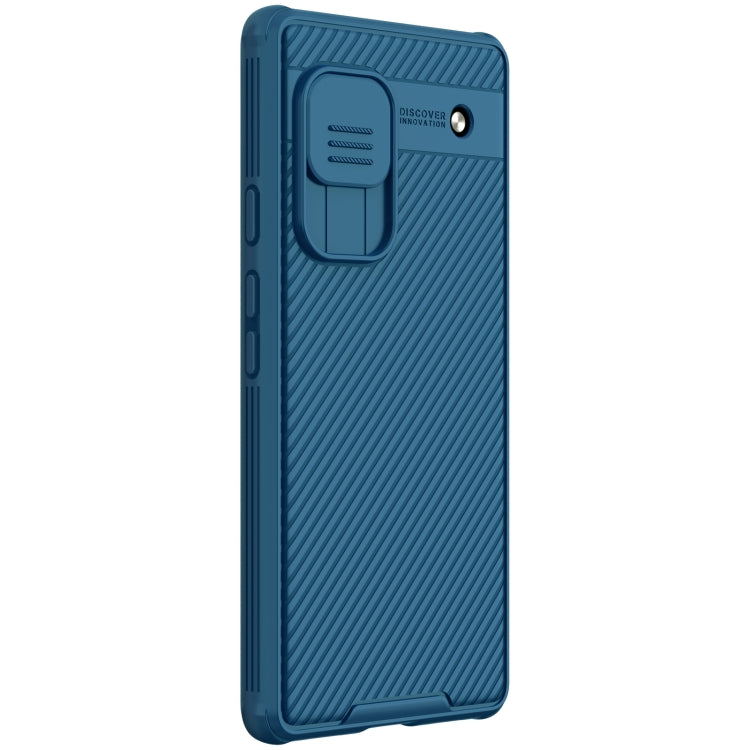 For Google Pixel 6a NILLKIN CamShield Pro Series PC Full Coverage Phone Case(Blue) - Google Cases by NILLKIN | Online Shopping South Africa | PMC Jewellery