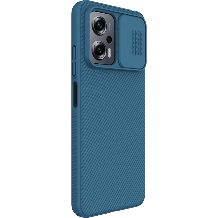 For Xiaomi Redmi Note 11T Pro/11T Pro+ 5G/Poco X4 GT 5G NILLKIN Black Mirror Series Camshield PC Phone Case(Blue) - Xiaomi Cases by NILLKIN | Online Shopping South Africa | PMC Jewellery