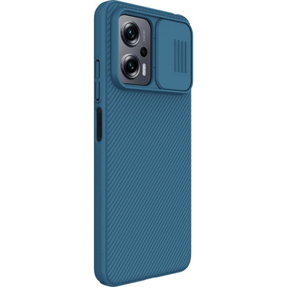 For Xiaomi Redmi Note 11T Pro/11T Pro+ 5G/Poco X4 GT 5G NILLKIN Black Mirror Series Camshield PC Phone Case(Blue) - Xiaomi Cases by NILLKIN | Online Shopping South Africa | PMC Jewellery
