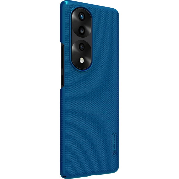 For Honor 70 Pro/70 Pro+ NILLKIN Frosted PC Phone Case(Blue) - Honor Cases by NILLKIN | Online Shopping South Africa | PMC Jewellery