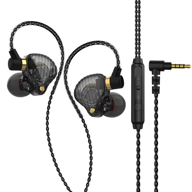 QKZ SK3 3.5mm Sports In-ear Wired HIFI Bass Stereo Sound Earphone with Mic(Black) - In Ear Wired Earphone by QKZ | Online Shopping South Africa | PMC TechLife | Buy Now Pay Later Mobicred