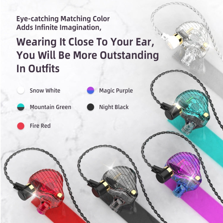 QKZ SK3 3.5mm Sports In-ear Wired HIFI Bass Stereo Sound Earphone with Mic(Blue Purple) - In Ear Wired Earphone by QKZ | Online Shopping South Africa | PMC TechLife | Buy Now Pay Later Mobicred