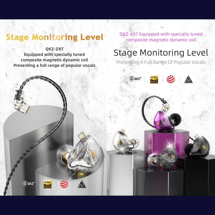 QKZ ZXT Sports In-ear Wired Control Plug HIFI Stereo Stage Monitor Earphone, Style:Standard Version(Black) - free shipping - PMC TechLife - Order now!