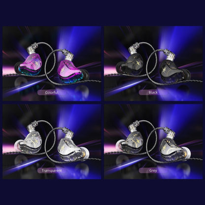 QKZ ZXT Sports In-ear Wired Control Plug HIFI Stereo Stage Monitor Earphone, Style:with Mic(Transparent) - In Ear Wired Earphone by QKZ | Online Shopping South Africa | PMC Jewellery