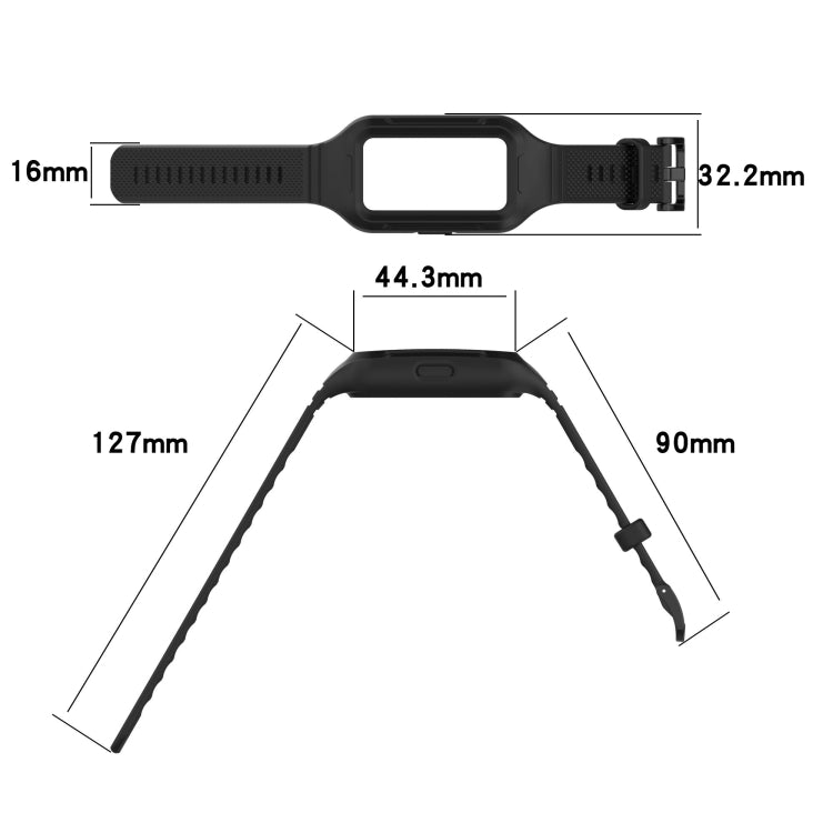 For Huawei Band 10 / 9 / 8 / 7 / 6 Universal Integrated Silicone Watch Band(Army Green) - Watch Bands by PMC TechLife | Online Shopping South Africa | PMC TechLife | Buy Now Pay Later Mobicred