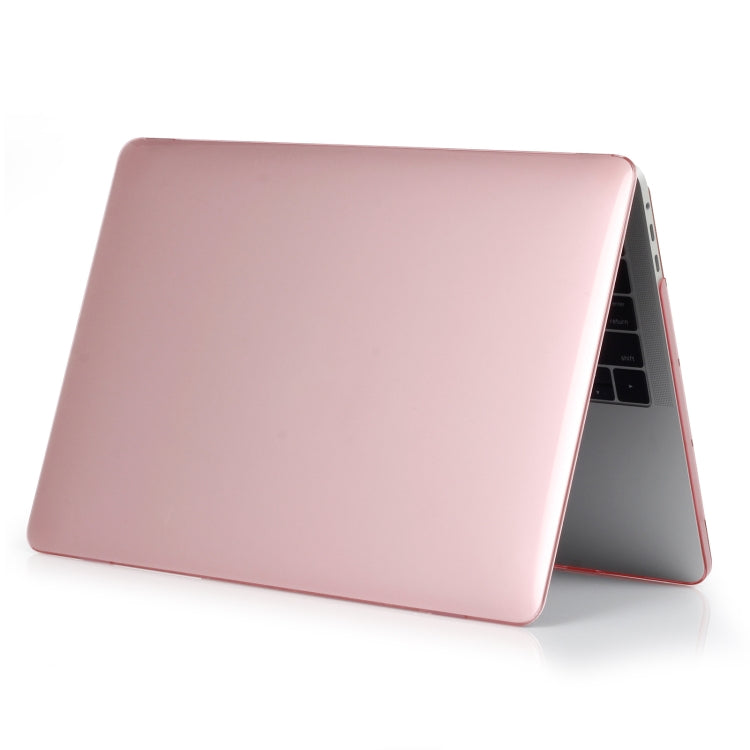 For MacBook Air 13.6 inch A2681 2022 Laptop Crystal Style Protective Case(Pink) - MacBook Air Cases by PMC TechLife | Online Shopping South Africa | PMC TechLife