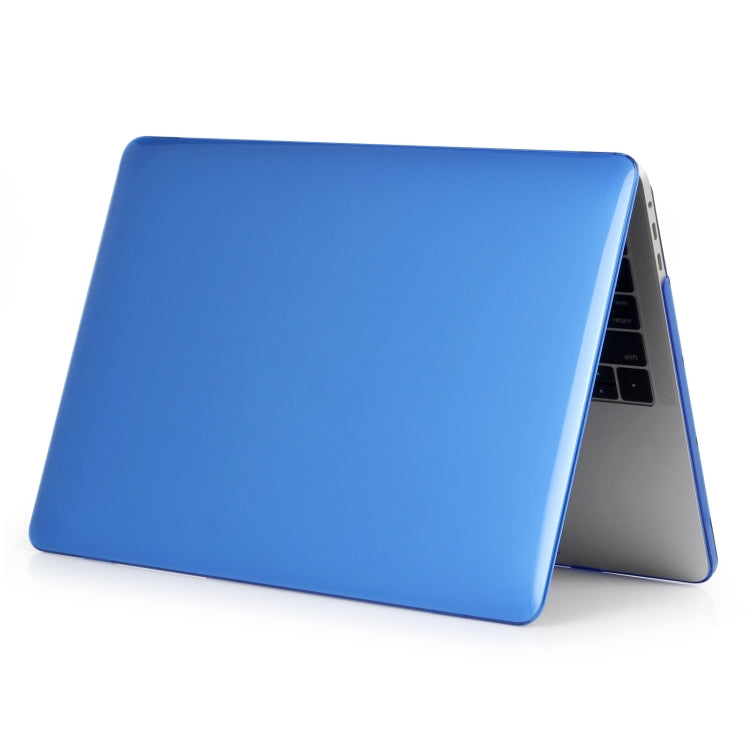 For MacBook Air 13.6 2025 / 2023 / 2022 Laptop Crystal Style Protective Case(Dark Blue) - MacBook Air Cases by PMC TechLife | Online Shopping South Africa | PMC TechLife | Buy Now Pay Later Mobicred