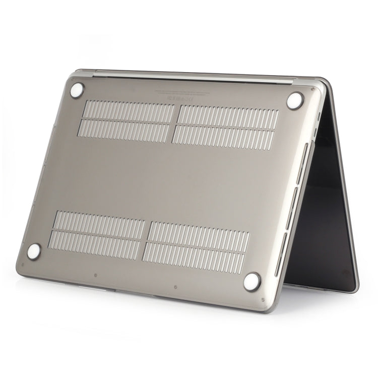 Laptop Crystal Style Protective Case For MacBook Pro 13.3 inch A2338 2022(Grey) - MacBook Pro Cases by PMC TechLife | Online Shopping South Africa | PMC TechLife