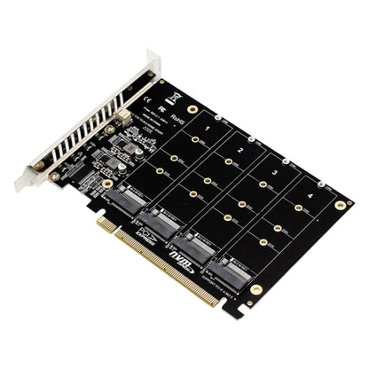 PH44 NVME 4 Disk Array Card PCI-E Signal Split Array Card - Card Adapter by PMC Jewellery | Online Shopping South Africa | PMC Jewellery