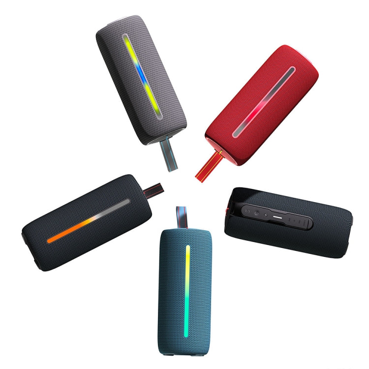 HOPESTAR P37 Outdoor Portable RGB Light Waterproof Wireless Bluetooth Speaker(Black) - Waterproof Speaker by HOPESTAR | Online Shopping South Africa | PMC Jewellery