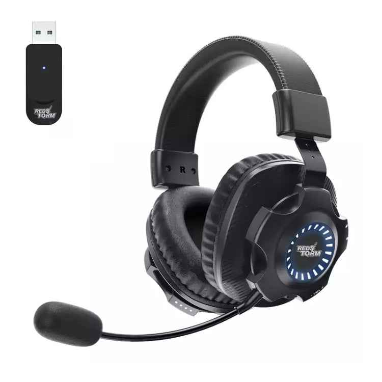 EasySMX V07W 2.4G Wireless Noise Cancelling Gaming Headset(Black) - Headset & Headphone by EasySMX | Online Shopping South Africa | PMC Jewellery