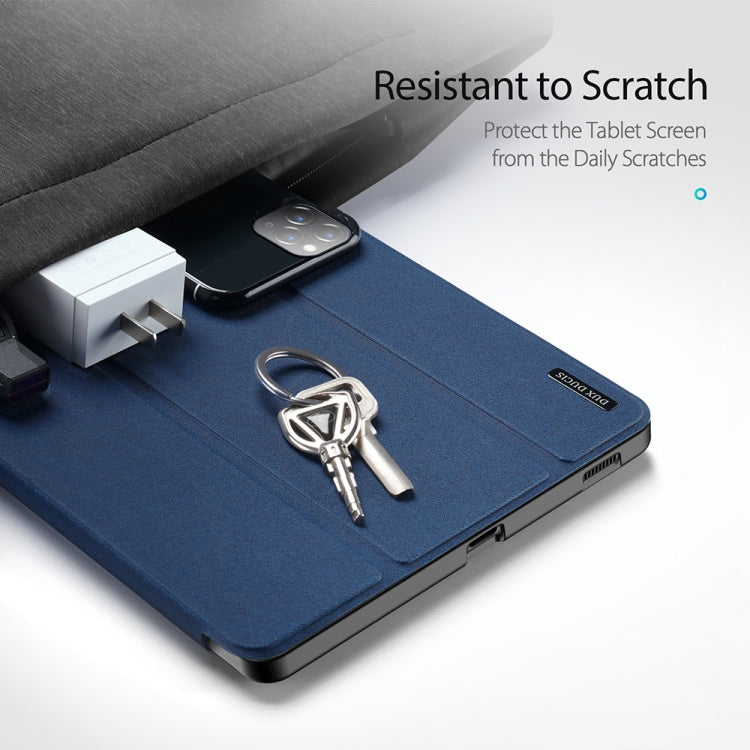For Galaxy Tab S6 Lite 10.4 inch / S6 Lite 2024 DUX DUCIS Domo Series Horizontal Flip Magnetic PU Leather Case with Three-folding Holder & Pen Slot & Sleep / Wake-up Function(Blue) - Tab S6 Lite P610 / P615 by DUX DUCIS | Online Shopping South Africa | PMC TechLife | Buy Now Pay Later Mobicred