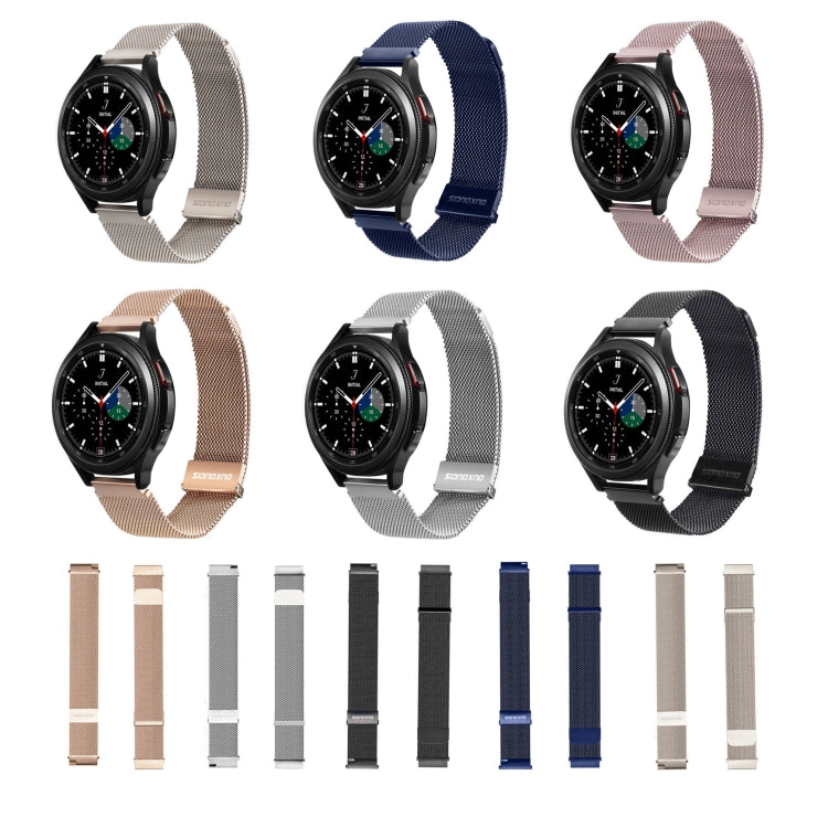 DUX DUCIS Milanese Watch Band For Samsung Watch Series 22mm(Gold) - Watch Bands by DUX DUCIS | Online Shopping South Africa | PMC TechLife | Buy Now Pay Later Mobicred