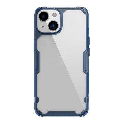 For iPhone 14 Plus NILLKIN Ultra Clear PC + TPU Phone Case (Blue) - iPhone 14 Plus Cases by NILLKIN | Online Shopping South Africa | PMC Jewellery