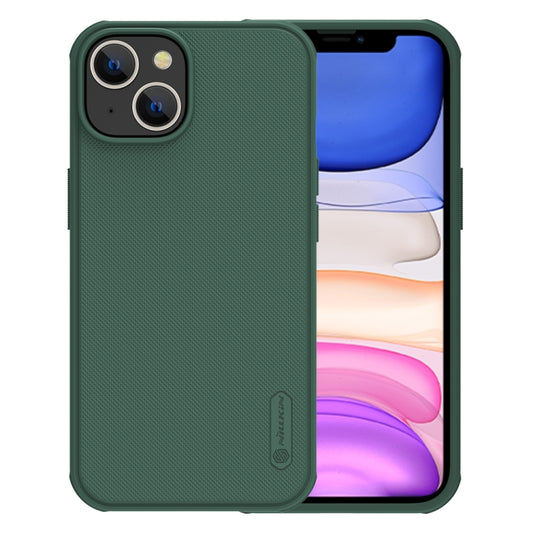 For iPhone 14 NILLKIN Frosted Shield Pro PC + TPU Phone Case (Green) - iPhone 14 Cases by NILLKIN | Online Shopping South Africa | PMC Jewellery