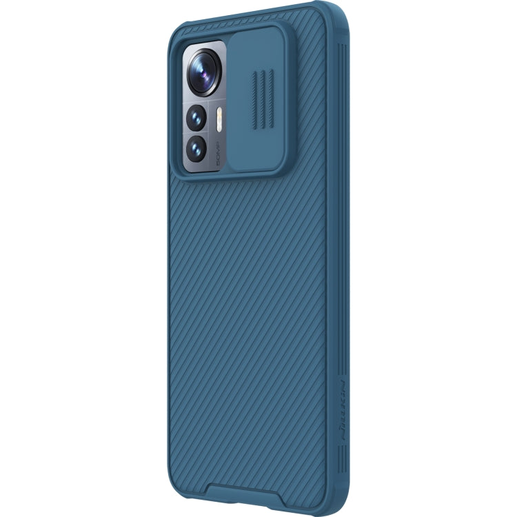 For Xiaomi  12 Lite NILLKIN Black Mirror Pro Series Camshield PC Phone Case(Blue) - Xiaomi Cases by NILLKIN | Online Shopping South Africa | PMC Jewellery
