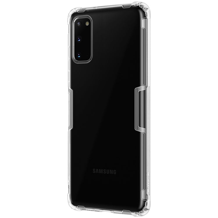 For Galaxy S20/S20 5G NILLKIN Shockproof TPU Transparent Soft Case(White) - Galaxy Phone Cases by NILLKIN | Online Shopping South Africa | PMC Jewellery