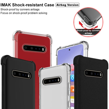 For LG V60 ThinQ 5G IMAK All-inclusive Shockproof Airbag TPU Protective Case, with Screen Protector(Transparent) - LG by imak | Online Shopping South Africa | PMC Jewellery