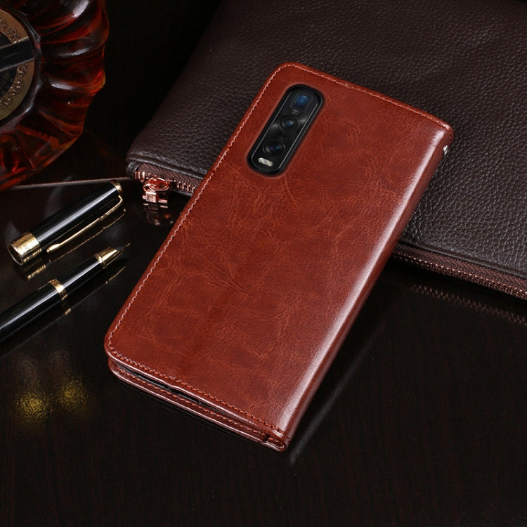 For OPPO Find X2 Pro idewei Crazy Horse Texture Horizontal Flip Leather Case with Holder & Card Slots & Wallet(Rose Red) - free shipping - PMC TechLife - Order now!