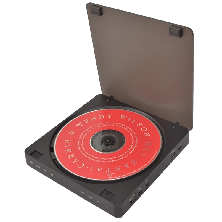 Kecag KC-708 Portable Retro Disc Album CD Player(Black) - free shipping - PMC TechLife - Order now!