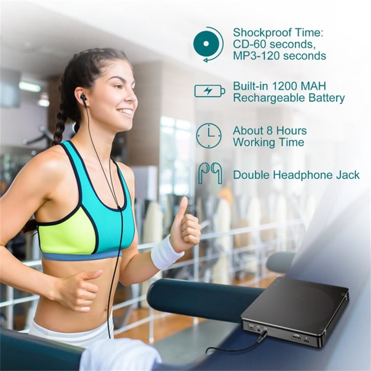 Kecag KC-708 Portable Retro Disc Album CD Player(Black) - free shipping - PMC TechLife - Order now!