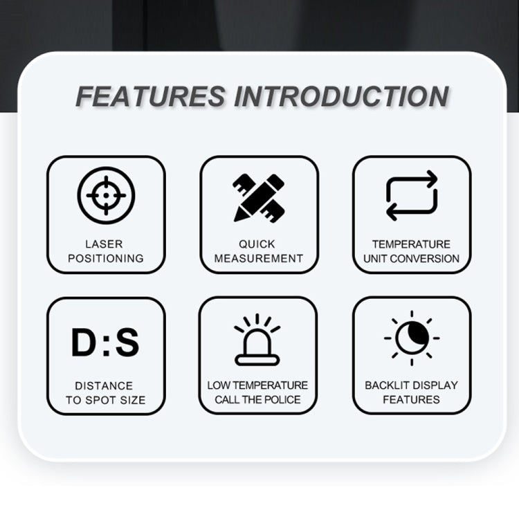 Wintact WT319A -50-400 Celsius LCD Display Infrared Thermometer, Battery Not Included - free shipping - PMC TechLife - Order now!
