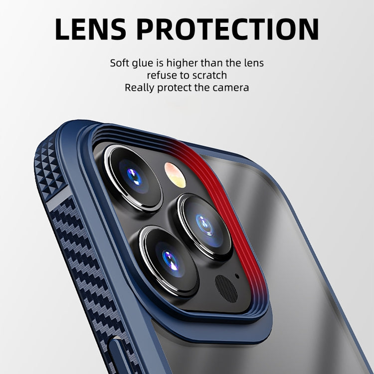 For iPhone 14 iPAKY Shockproof PC + TPU Protective Phone Case (Blue) - iPhone 14 Cases by iPAKY | Online Shopping South Africa | PMC TechLife | Buy Now Pay Later Mobicred